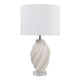 EV51451#25" Mills Quartz Resin Table Lamp