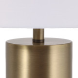 EV51465#27" Halo Crystal And Metal Table Lamp