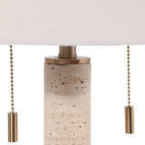 EV51492#27" Kent Travertine Table Lamp