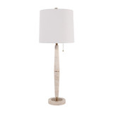 EV51498#32" Russell Travertine Buffet Lamp