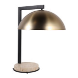 EV51517#19" Adami Travertine Desk Lamp