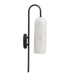EV51528#22" Adamah Faux Alabaster Wall Sconce