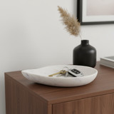 EV22718#10" Louvine Carved Marble Bowl