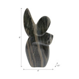 EV22721-02#8" Rennalt Large Carved Marble Angel Statuary