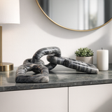 EV22722#16" Rennalt Carved Marble Chain Object