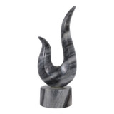 EV22723#12" Rennalt Carved Marble Curved Statuary