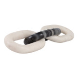 EV22724#12" Finno Carved Marble Chain Object