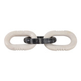 EV22724#12" Finno Carved Marble Chain Object