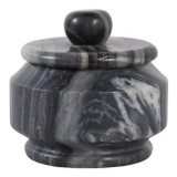 EV22729-01#5" Rennalt Small Carved Marble Jar