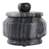 EV22729-01#5" Rennalt Small Carved Marble Jar