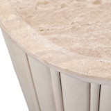 EV22733#72" Colmar Fluted Wood Sideboard, White Wash