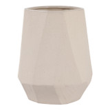 EV22745-01#8" Holdron Small Angular Vase, White