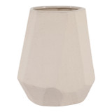EV22745-01#8" Holdron Small Angular Vase, White