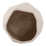 EV22745-01#8" Holdron Small Angular Vase, White