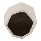 EV22745-02#11" Holdron Large Angular Vase, White