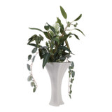 EV22749-02#10" Spire Medium 3d Printed Vase, White