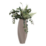 EV22750-02#19" Ronoak Large 3d Printed Vase, Gray