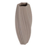 EV22750-02#19" Ronoak Large 3d Printed Vase, Gray