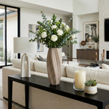 EV22750-02#19" Ronoak Large 3d Printed Vase, Gray