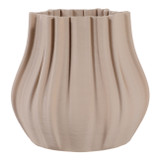 EV22751-01#9" Maisley Small 3d Printed Vase, Cream