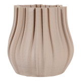 EV22751-01#9" Maisley Small 3d Printed Vase, Cream