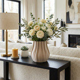 EV22751-01#9" Maisley Small 3d Printed Vase, Cream