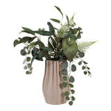 EV22751-02#11" Maisley Large 3d Printed Vase, Cream