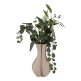 EV22752-01#12" Pinna Small 3d Printed Vase, Cream