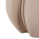 EV22752-01#12" Pinna Small 3d Printed Vase, Cream