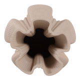 EV22752-01#12" Pinna Small 3d Printed Vase, Cream