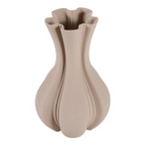 EV22752-02#16" Pinna Large 3d Printed Vase,cream