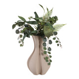 EV22752-02#16" Pinna Large 3d Printed Vase,cream