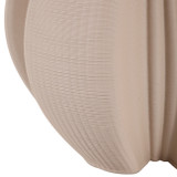 EV22752-02#16" Pinna Large 3d Printed Vase,cream