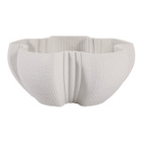 EV22755#13" Voluta 3d Printed Bowl, White