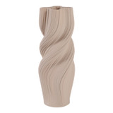 EV22756-01#14" Terebra Small 3d Printed Vase, Taupe