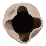 EV22756-01#14" Terebra Small 3d Printed Vase, Taupe