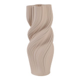 EV22756-02#16" Terebra Large 3d Printed Vase, Taupe