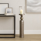 EV22760-03#41" Glenpool Large Silver Candle Holder