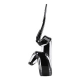 EV22769#16" Kanah Black Glass Sculpture