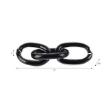 EV22771#13" Remmon Black Glass Link