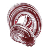 EV22773-02#19" Shamir Red Glass Ribbon Sculpture