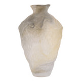 EV22774-02#15" Tirzah Large Cream Glass Vase