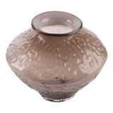 EV22775-01#10" Tirzah Small Brown Glass Vase