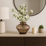 EV22775-01#10" Tirzah Small Brown Glass Vase