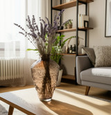 EV22775-02#15" Tirzah Large Brown Glass Vase