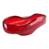 EV22776#15x9" Seward Red Glass Bowl