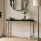 EV22785#54" Cando Black Quartz Top Console Table