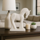 EV22796#12" Ellis Quartz Resin Horse Statuary