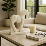 EV22796#12" Ellis Quartz Resin Horse Statuary