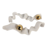 EV22818#S/2 17/20" Dubois Quartz Resin Ribbon Wall D?cor 